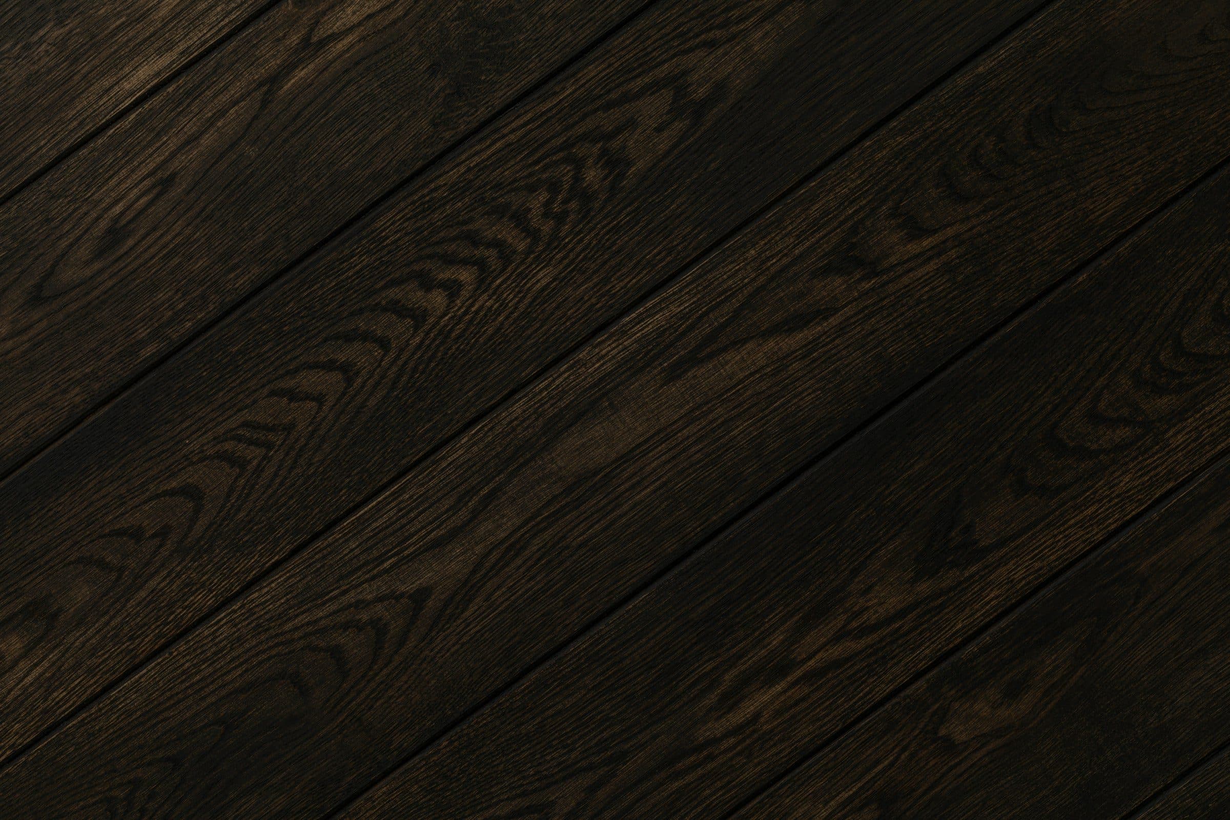 Close-up of warm-toned stained wood planks